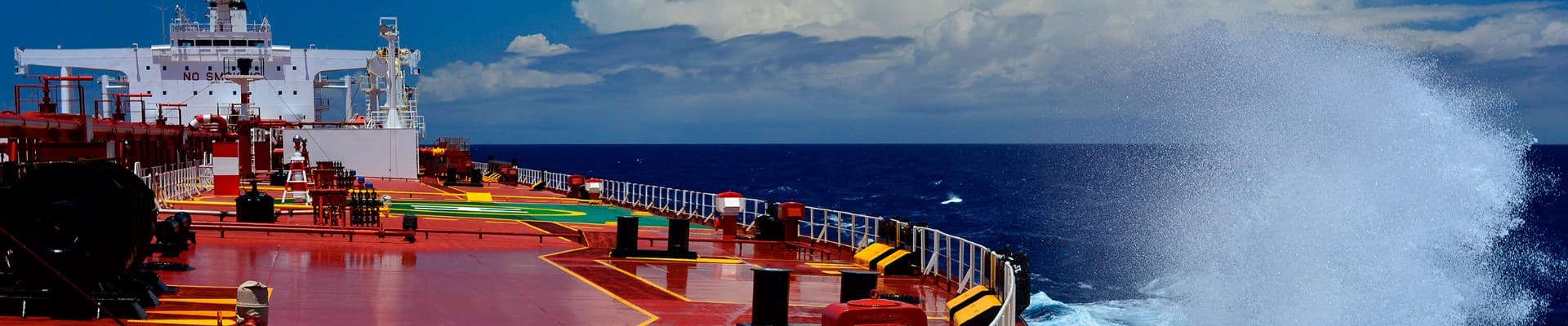 ship on ocean